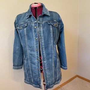 Long line Jean Jacket